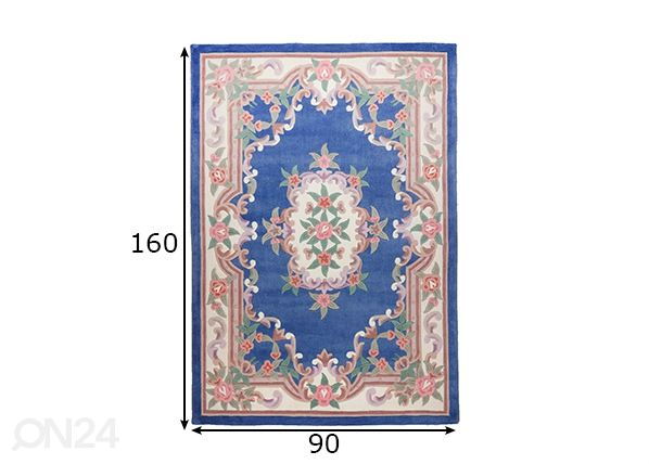 Vaip Ming 90x160 cm mõõdud