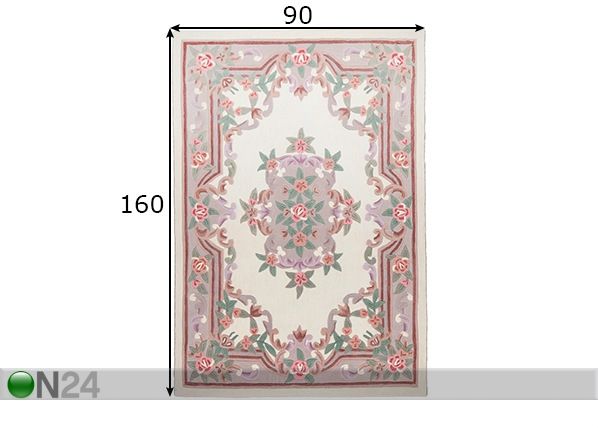 Vaip Ming 90x160 cm mõõdud