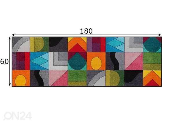 Vaip Momix 60x180 cm mõõdud