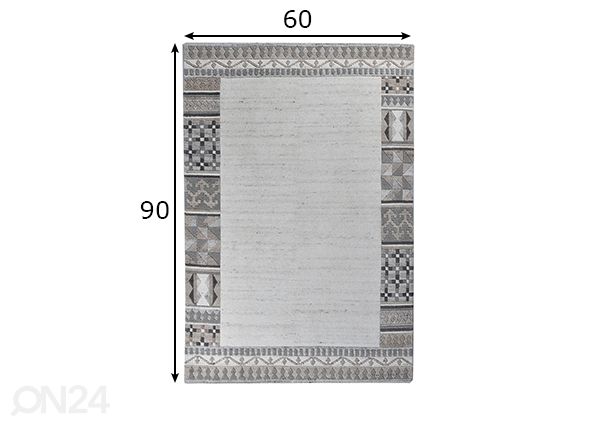 Vaip Nakarta 60x90 cm mõõdud