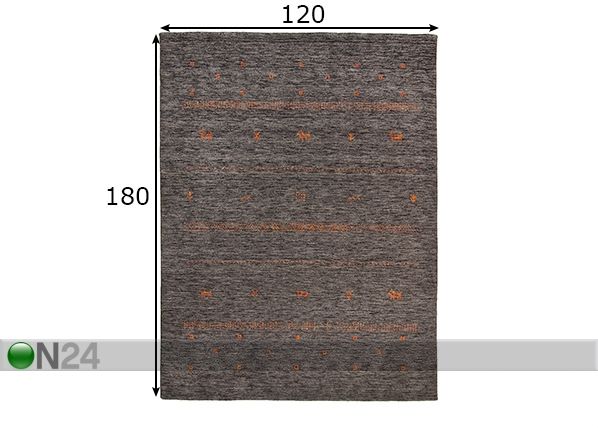 Vaip Nashville 120x180 cm mõõdud