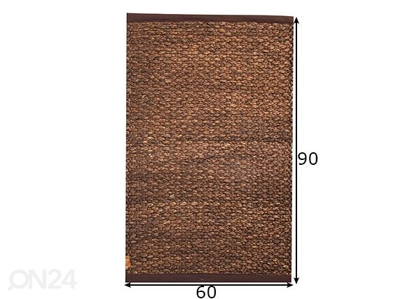 Vaip Nature 60x90 cm mõõdud