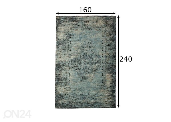 Vaip Old Marrakech 160x240 cm mõõdud