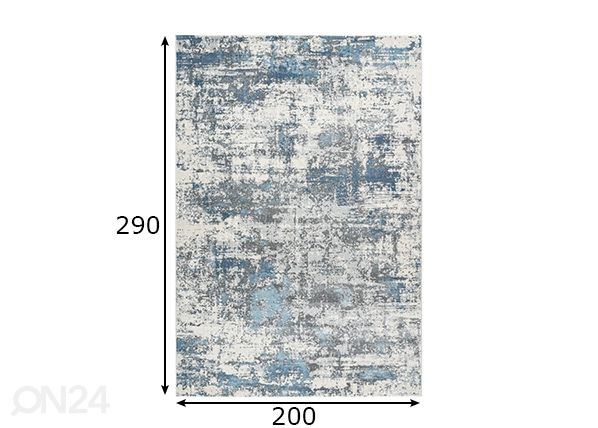 Vaip Pierre Cardin Paris 200x290 cm mõõdud