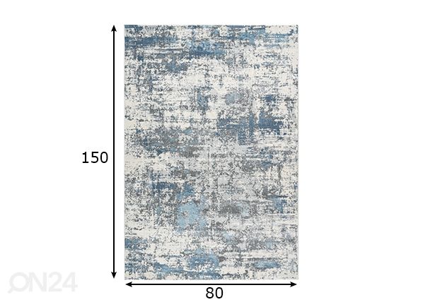 Vaip Pierre Cardin Paris 80x150 cm mõõdud