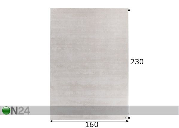 Vaip Powder 160x230 cm mõõdud