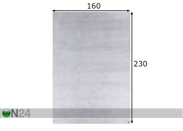 Vaip Powder 160x230 cm mõõdud