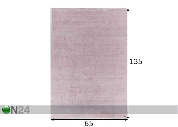 Vaip Powder 65x135 cm mõõdud