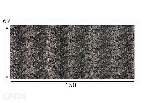 Vaip Python 67x150 cm mõõdud