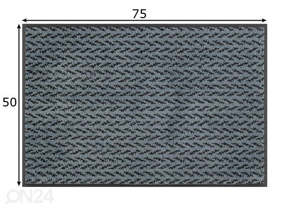 Vaip Revive Duo Denim 50x75 cm mõõdud