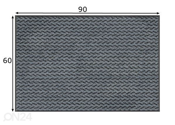 Vaip Revive Duo Denim 60x90 cm mõõdud