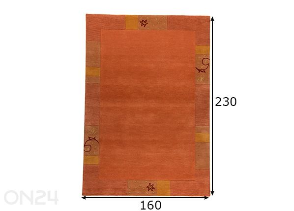 Vaip Royal Ganges 160x230 cm mõõdud