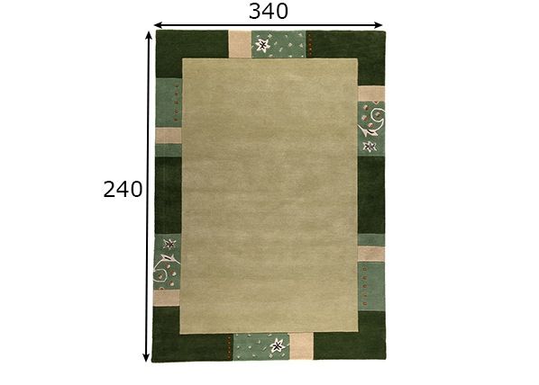 Vaip Royal Ganges 240x340 cm mõõdud