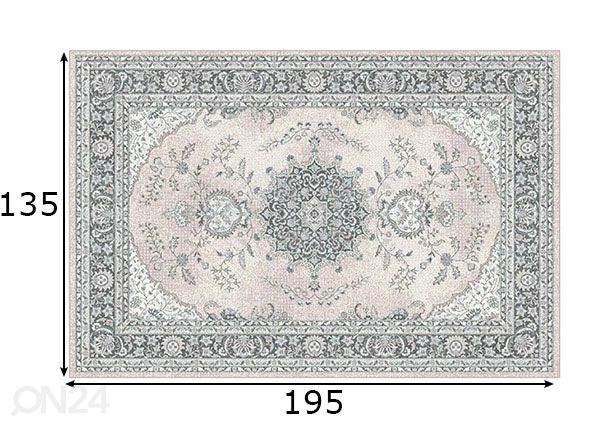 Vaip Royal Palace 135x195 cm mõõdud