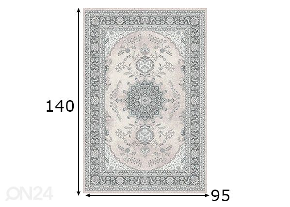 Vaip Royal Palace 95x140 cm mõõdud