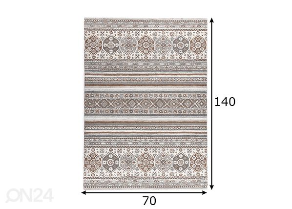 Vaip Royal Schaal, 70x140 cm naturaalne mõõdud