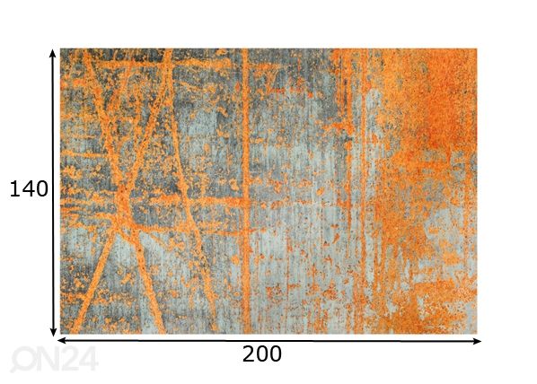Vaip Rustic 140x200 cm mõõdud