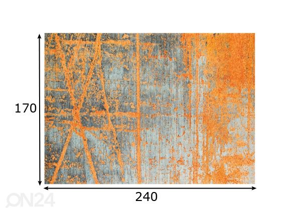 Vaip Rustic 170x240 cm mõõdud