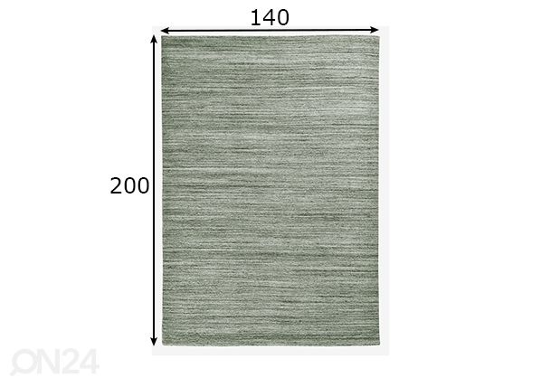 Vaip Sandiego 140x200 cm mõõdud