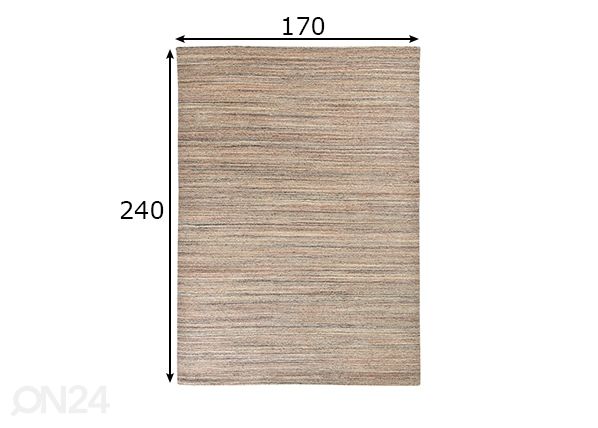 Vaip Sandiego 170x240 cm mõõdud