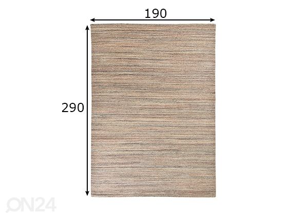 Vaip Sandiego 190x290 cm mõõdud