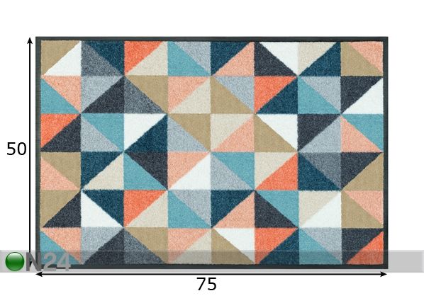 Vaip Scania small squares 50x75 cm mõõdud
