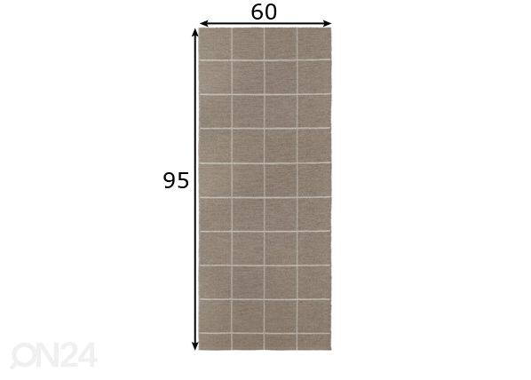 Vaip Scott V6 60x95 cm mõõdud