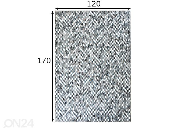 Vaip Serena 120x170 cm mõõdud