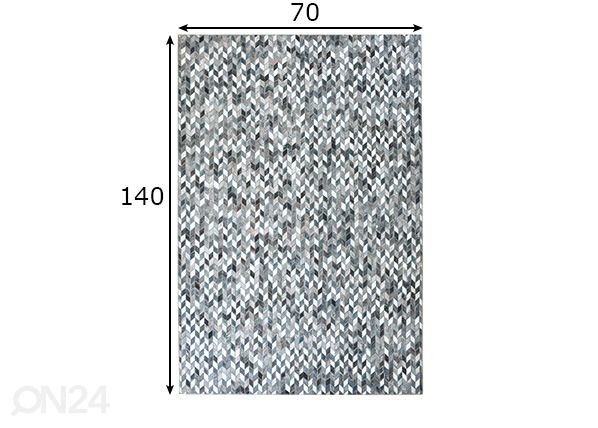 Vaip Serena 70x140 cm mõõdud