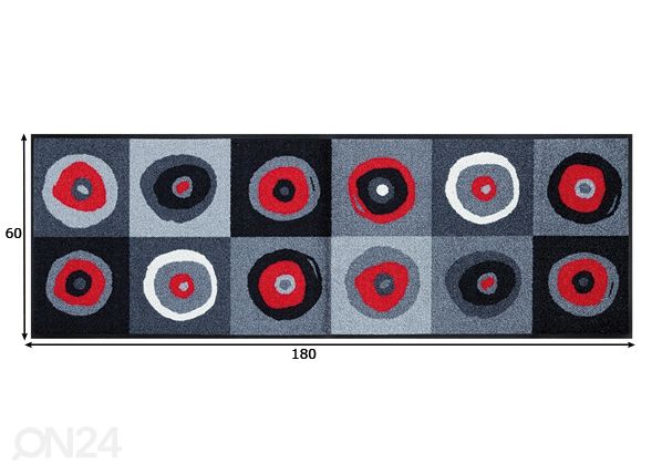 Vaip Sergej 60x180 cm mõõdud