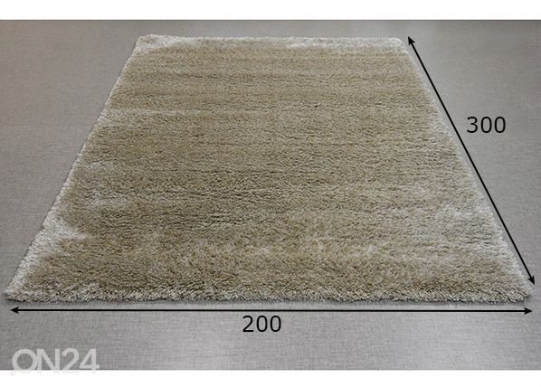 Vaip Shaggy Lama 200x300 cm mõõdud