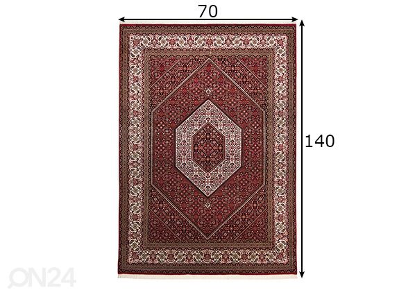 Vaip Sirsa Silk 70x140 cm mõõdud