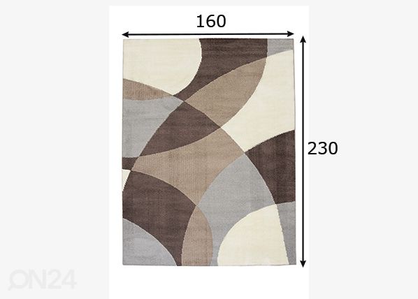 Vaip Softy, 160x230 cm mõõdud