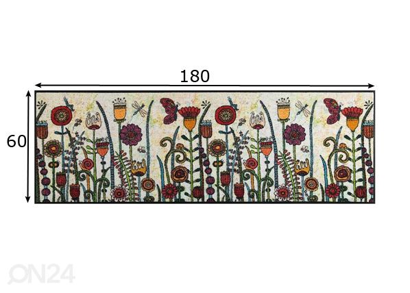 Vaip Sonnentag 60x180 cm mõõdud