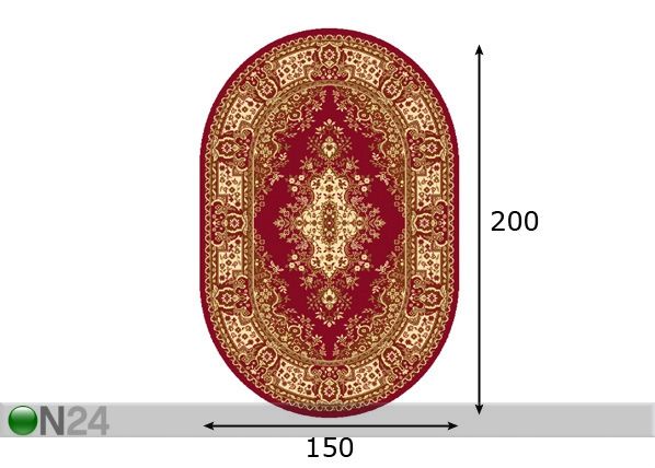 Vaip Standard Fatima 150x200 cm mõõdud