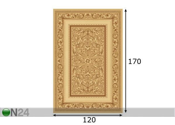 Vaip Standard Gloria 120x170 cm mõõdud