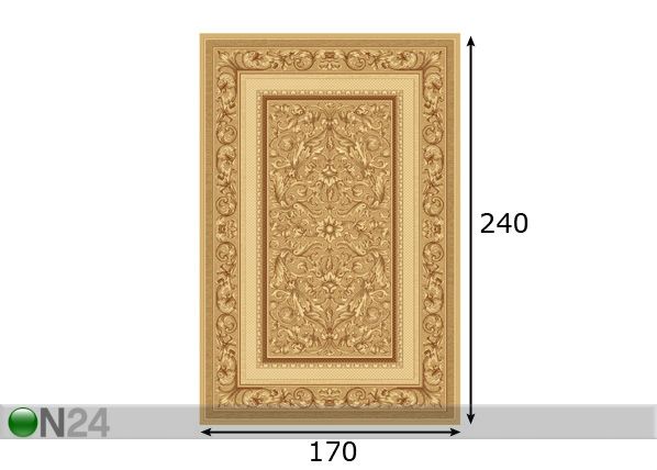 Vaip Standard Gloria 170x240 cm mõõdud