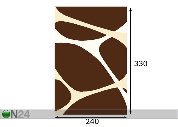 Vaip Structural Pascal 240x330 cm mõõdud