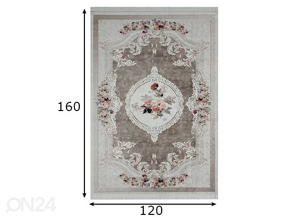 Vaip Sunshine Beige 120x160 cm mõõdud