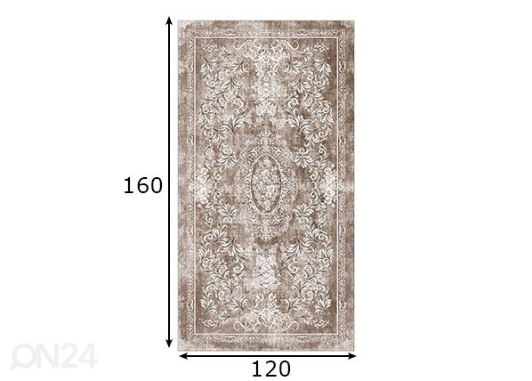 Vaip Sunshine Sand 120x160 cm mõõdud