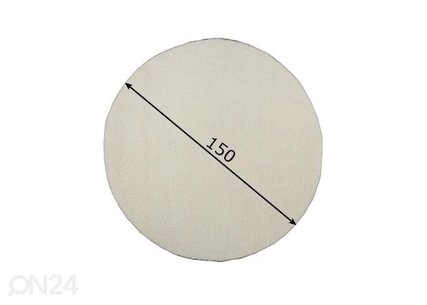 Vaip Taza Royal Ø150 cm jaspe mõõdud