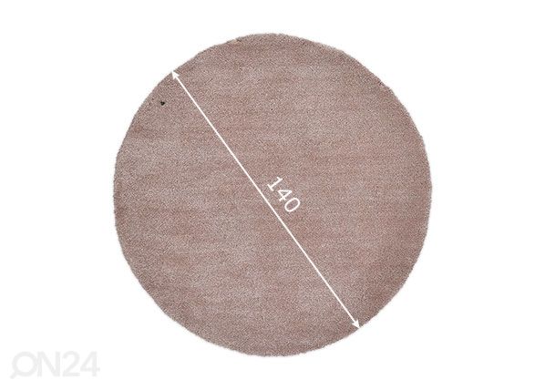 Vaip Tom Tailor Cozy Ø140 cm beež mõõdud