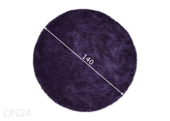 Vaip Tom Tailor Cozy Ø140 cm lilla mõõdud