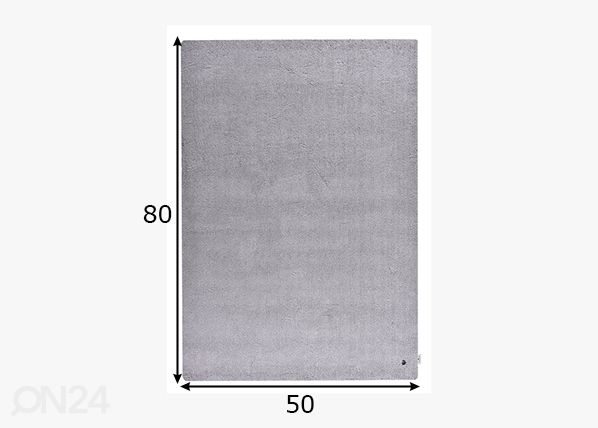 Vaip Tom Tailor Cozy, 50x80 cm hall mõõdud