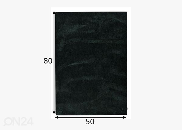 Vaip Tom Tailor Cozy, 50x80 cm roheline mõõdud