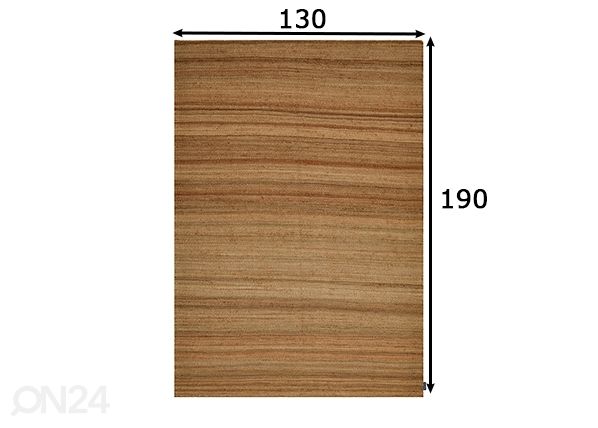 Vaip Tom Tailor Forest 130x190 cm, naturaalne mõõdud