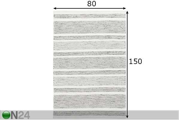 Vaip Trondheim 80x150 cm mõõdud