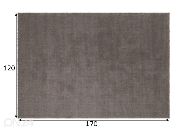 Vaip Velluto 120x170 cm mõõdud