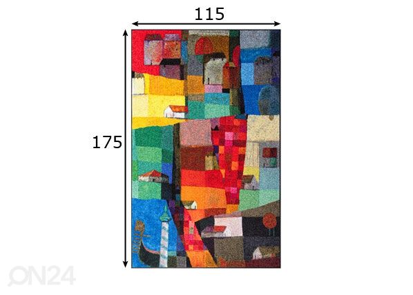 Vaip Venetien 115x175 cm mõõdud