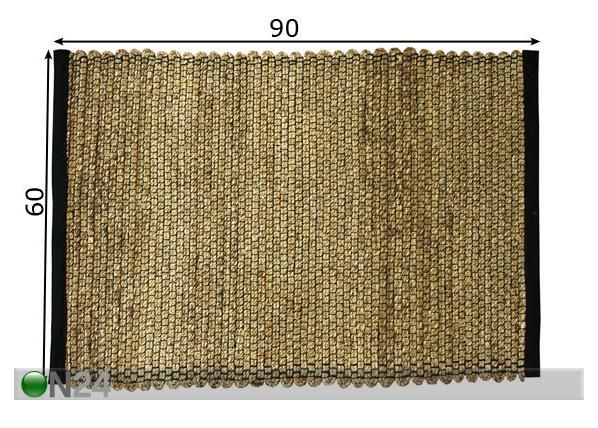 Vaip vesihüatsindist 60x90 cm mõõdud